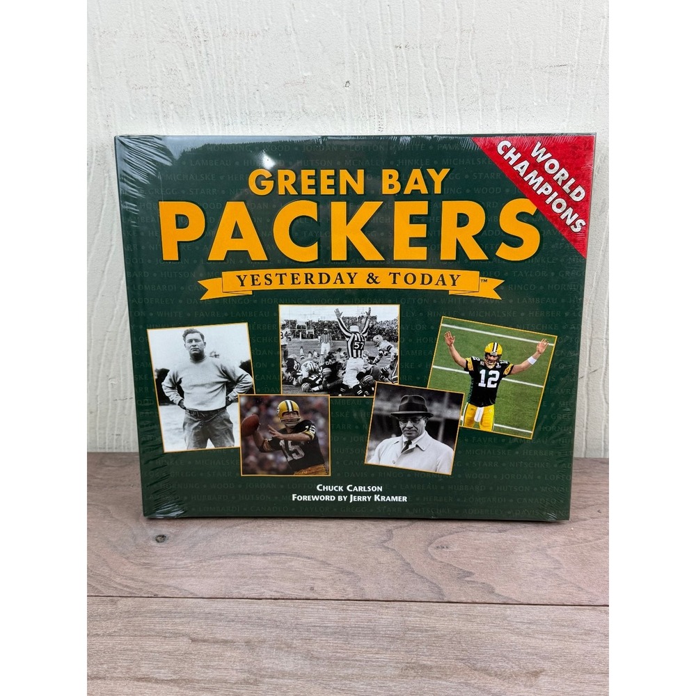 Green Bay Packers Yesterday & Today Chuck Carlson 2013 Hardcover Football MBI